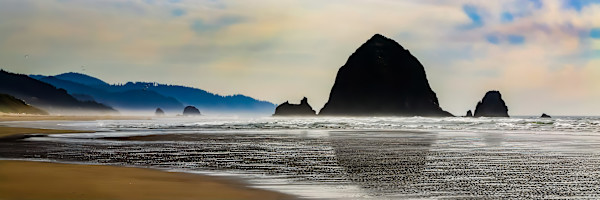 Haystack Rock, Oregon, USA by David Whited