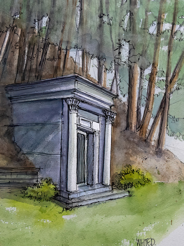 Glendale Cemetery Mausoleum, Akron, Ohio by David Whited