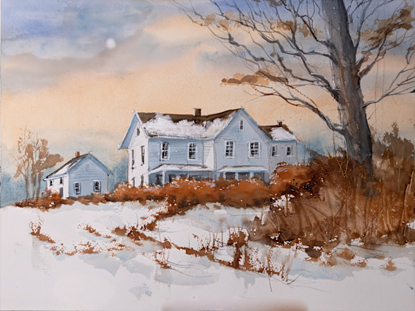 Classic farmhouse in rural Ohio by David Whited