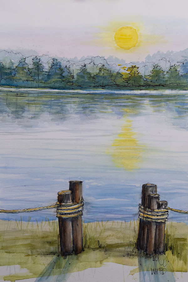 Silver Lake Sunset by David Whited