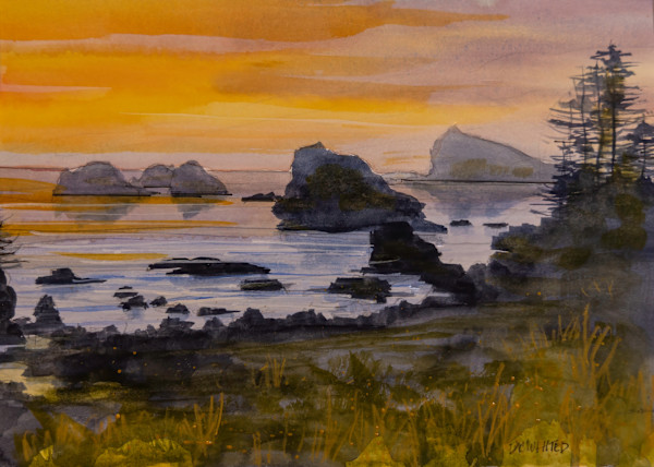 Oregon Coastline at Dusk by David Whited, Image 1.