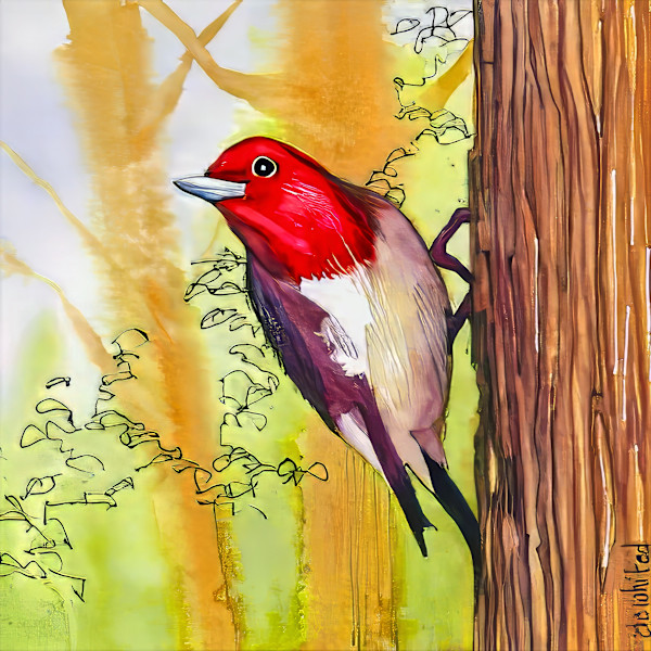 Red-headed Woodpecker by David Whited