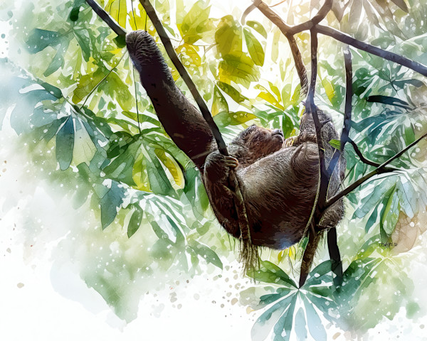 Three-Toed Sloth, Costa Rica by David Whited, Image 1.