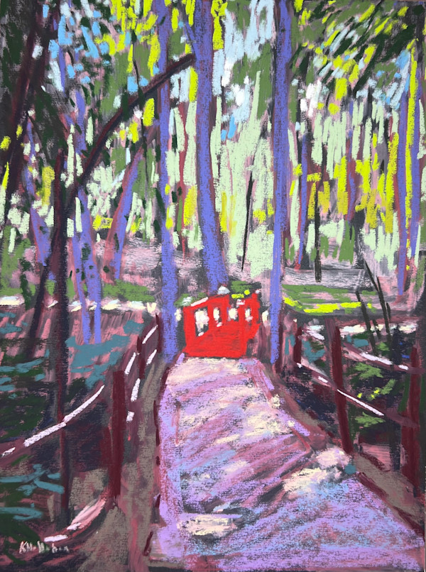 Japanese Bridge, Monte Sano State Park by Katie Hallahan