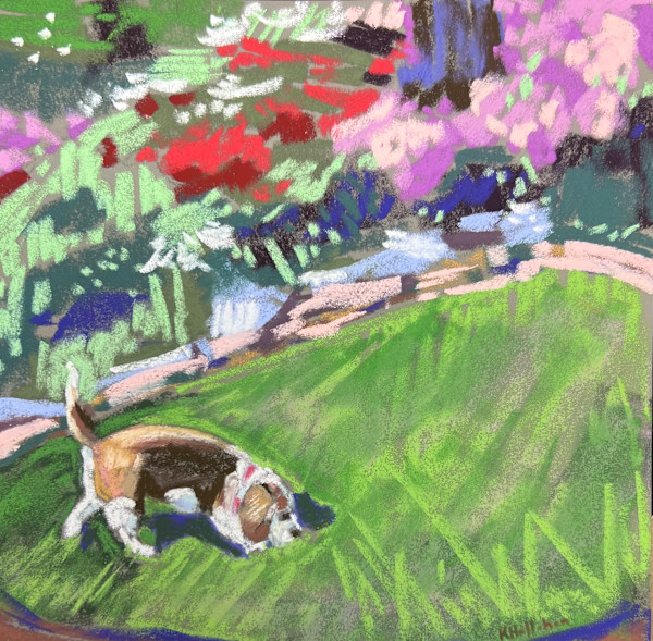 Sniffing out the neighborhood by Katie Hallahan