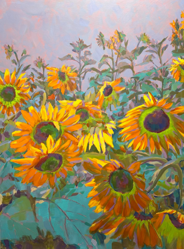Sunflowers by Kristin K Hosbein