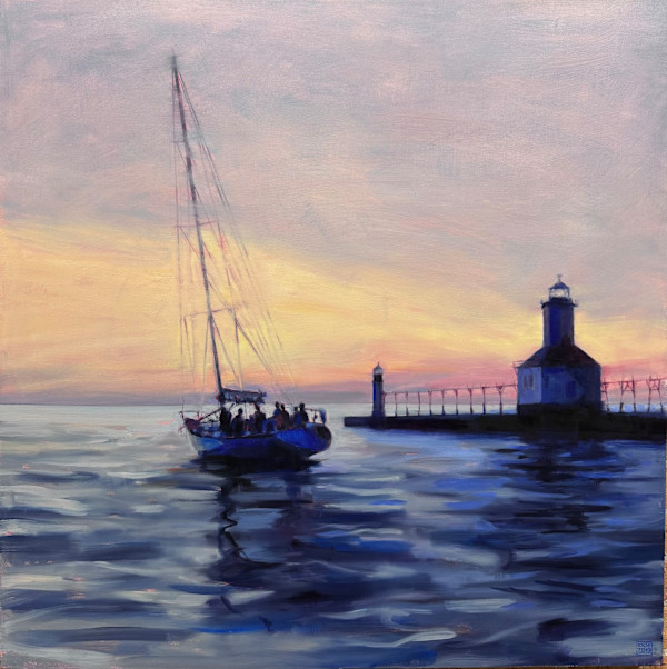 Heading Out, North Pier by Kristin K Hosbein, Image 1.