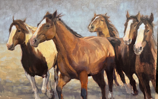 Montana Rodeo Horses by Kristin K Hosbein, Image 1.