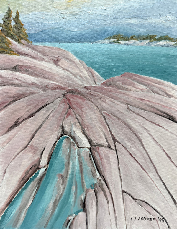 On The Rocks, Georgian Bay by Chris James Cooper, Image 1.
