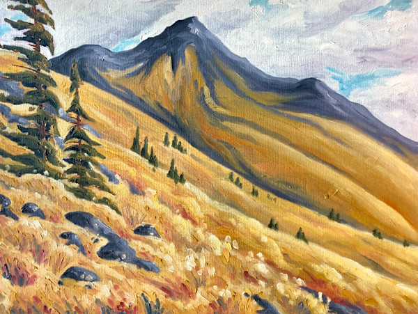 Golden Slopes, Yukon by Chris James Cooper