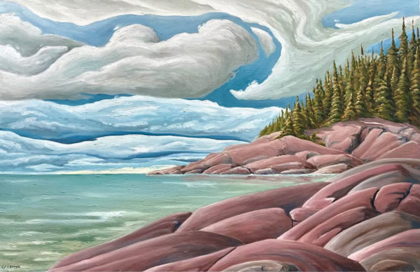 The Storm Recedes by Chris James Cooper