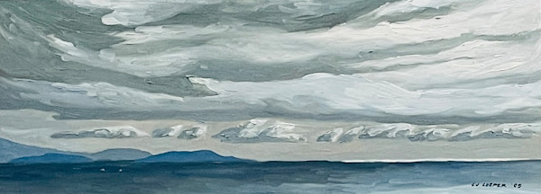 Grey Coastline by Chris James Cooper