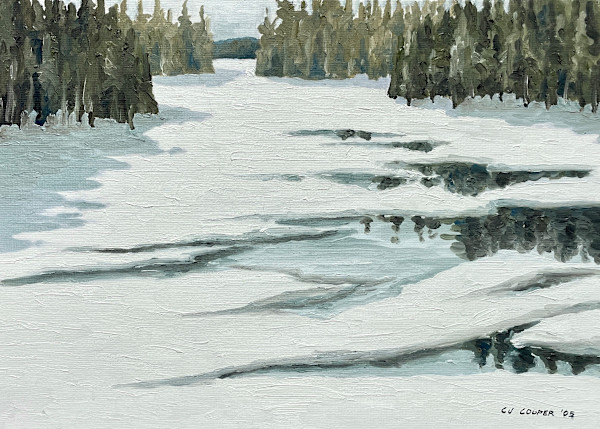 Northern Trail, Winter Study by Chris James Cooper