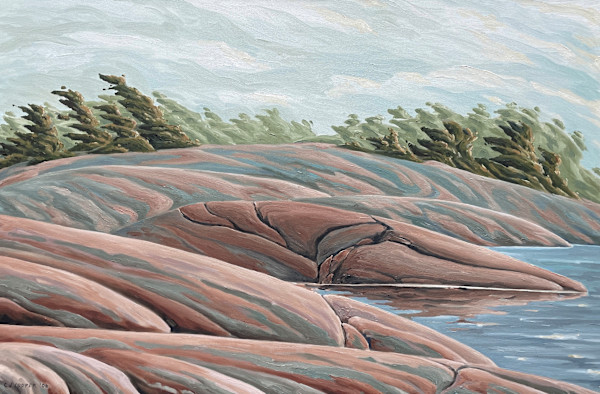 Morning Mist, Georgian Bay by Chris James Cooper