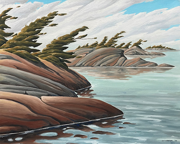 Islands of Granite, Georgian Bay by Chris James Cooper