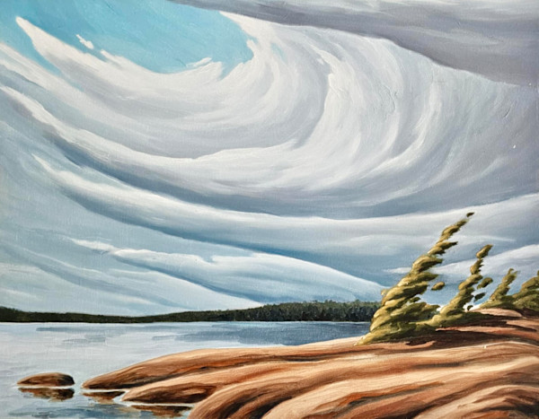 Algonquin Clouds by Chris James Cooper