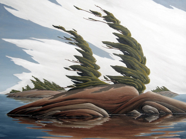 Islands of Granite, Georgian Bay by galina cooper