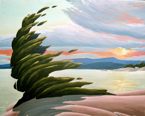 Sundown, Georgian Bay by Chris James Cooper