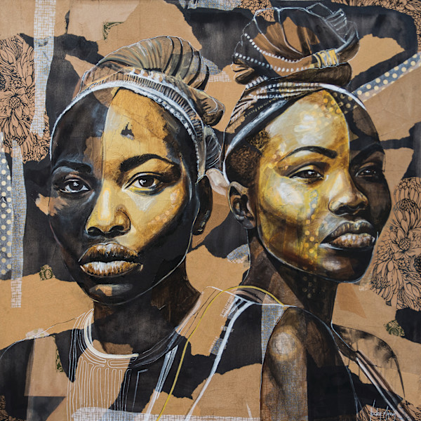 Entwined Elegance: Echoes of Unity by Nicky Myny