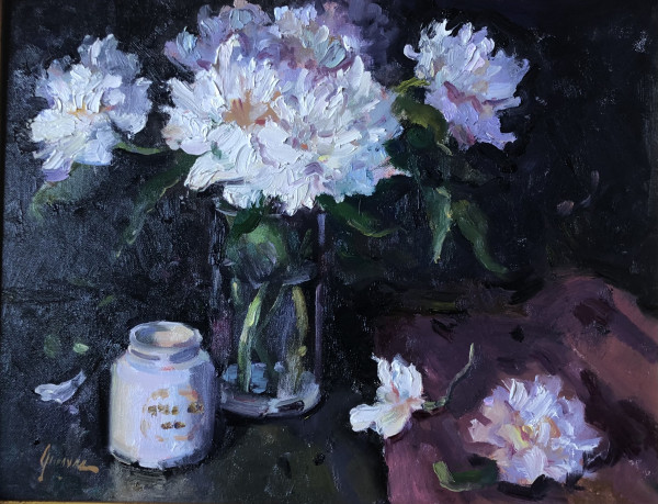 Last of the Peonies by Susan F Greaves