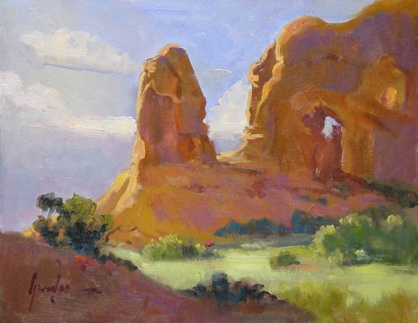 Afternoon at Arches by Susan F Greaves