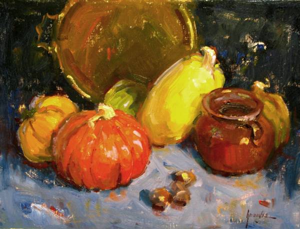 Autumn Table by Susan F Greaves