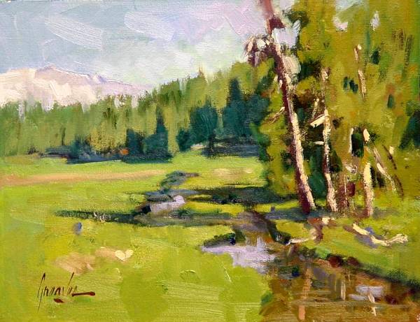 Beside King Creek  (3) by Susan F Greaves