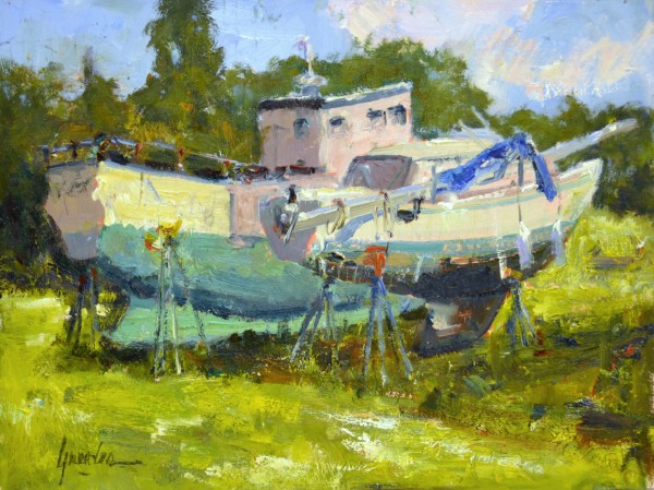 Boat Storage by Susan F Greaves