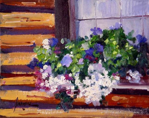Cabin Window Box by Susan F Greaves