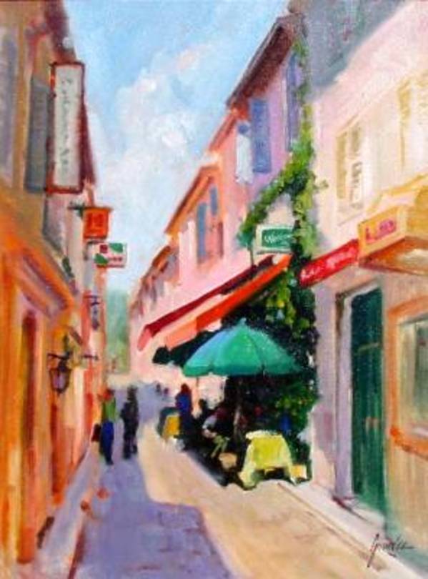 Cafe and Kodak, Provence by Susan F Greaves