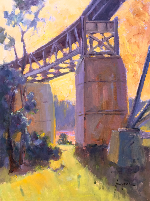 "Evening at the Trestle" by Susan F Greaves
