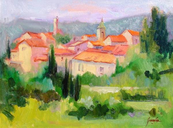 Lourmarin, Provence by Susan F Greaves