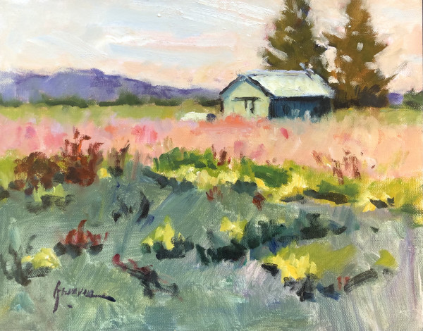 Oregon Field by Susan F Greaves