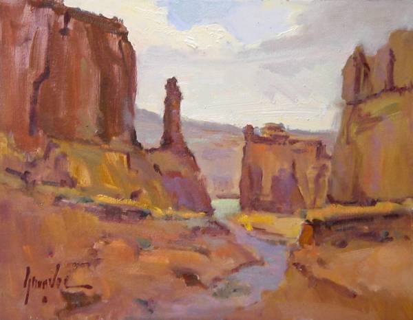 Overcast at Arches by Susan F Greaves