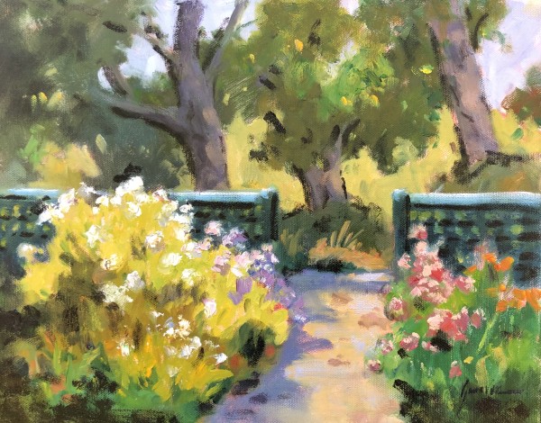 Path at Gamble Garden by Susan F Greaves