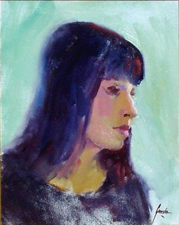 Portrait of a Young Woman by Susan F Greaves