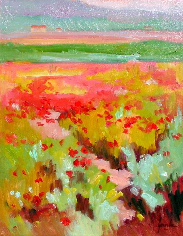 Provence Poppies by Susan F Greaves