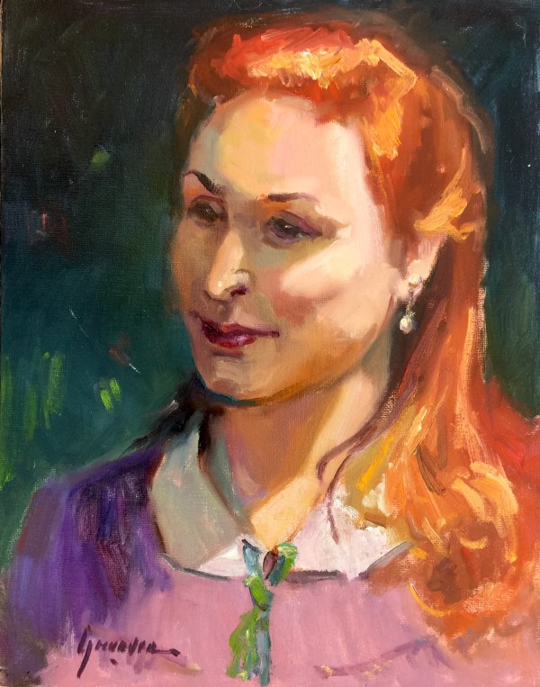 Redhead in Sunlight by Susan F Greaves