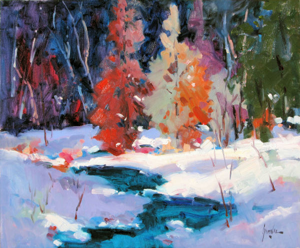 Winter Color Song by Susan F Greaves