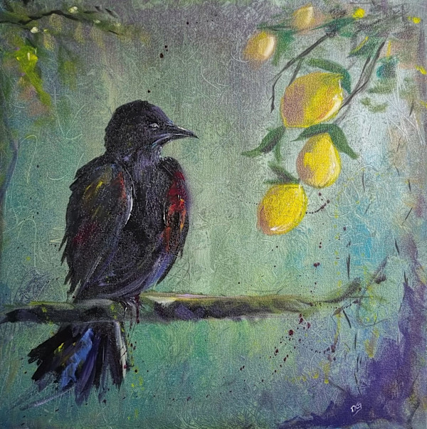 The Inquisitive Garden Visitor by Debi Garrett