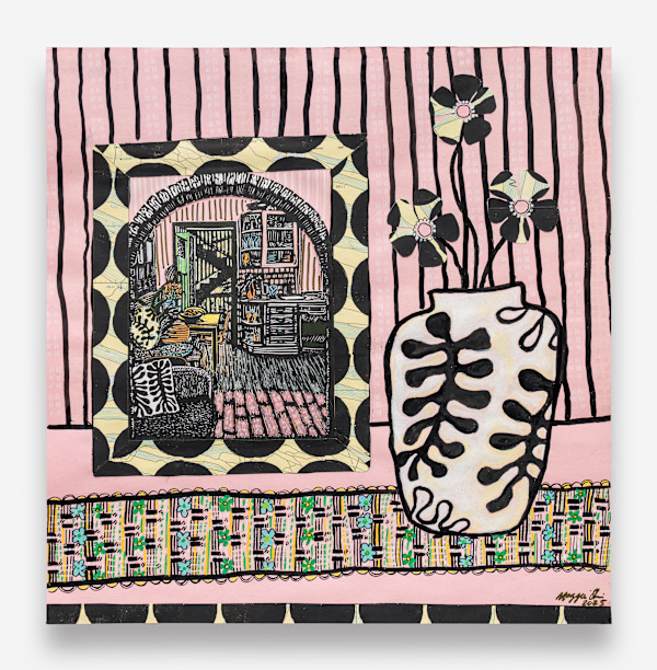 Pink and Patchwork by Maggie  Stein, Image 1.