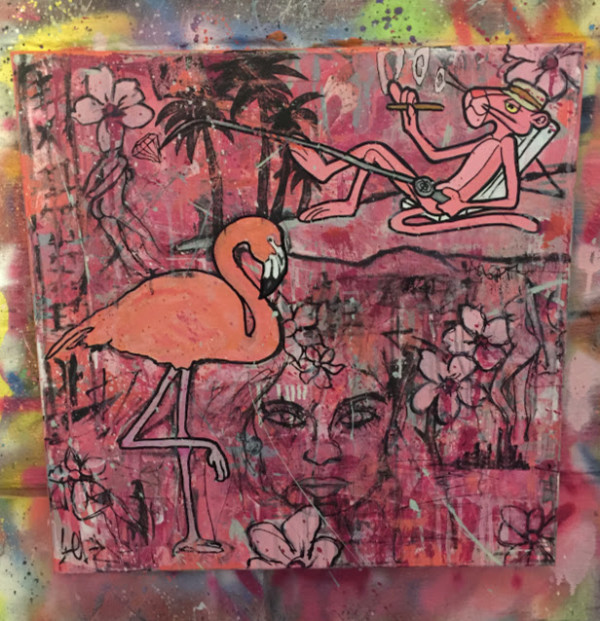 pink. (Flamingo) by Wasiu Ojuolape Jr.