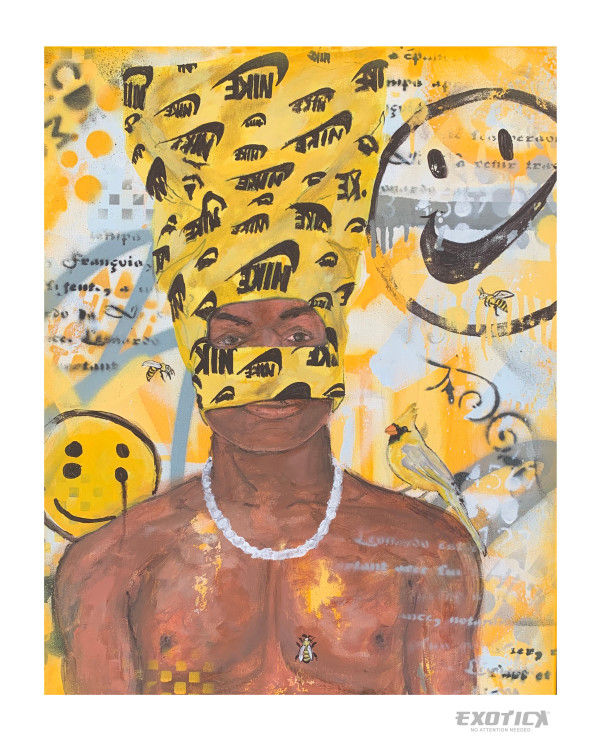 nike head. (yellow) by Wasiu Ojuolape Jr.