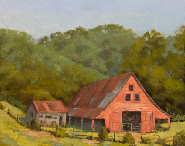 Big Red Barn by Terry Warren