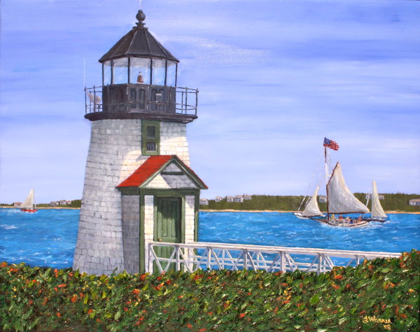 Brandt Point Lighthouse by Terry Warren