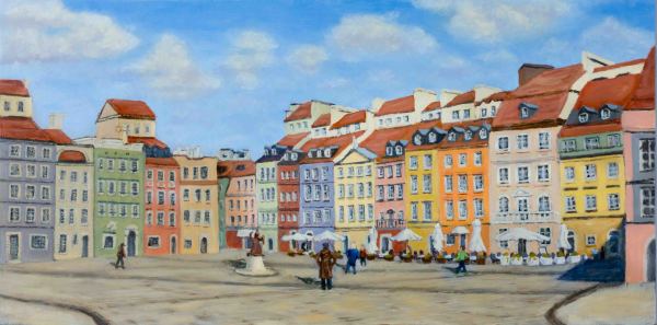 Old Town Warsaw by Terry Warren