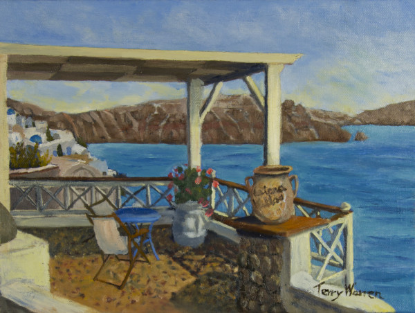 Santorini Dream by Terry Warren