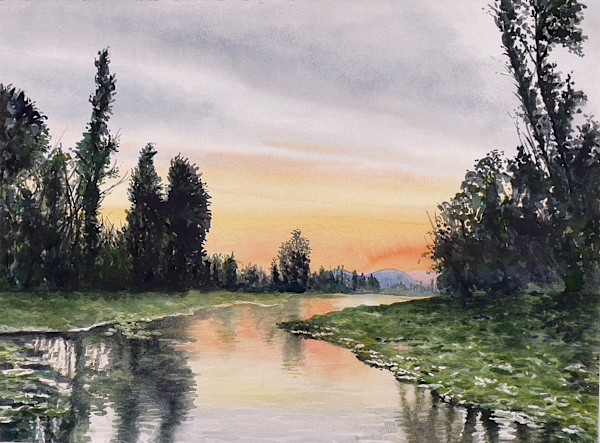 Xochimilco Sunrise, Mexico City Canals by Regina Allen, Image 1.