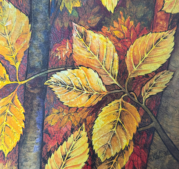 Fall  I - Drawing a Day #272 by Helen R Klebesadel