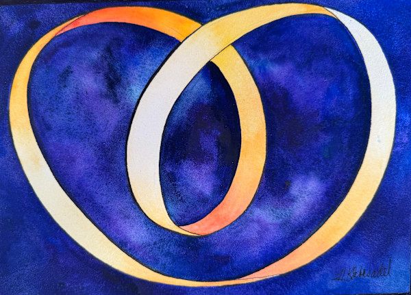 Möbius- Drawing a Day #278 by Helen R Klebesadel
